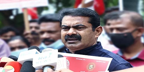 தமிழக மீனவர்களின் படகுகள் இலங்கை அரசால் அழிக்கப்படுவதை தடுத்துநிறுத்த வேண்டும்: சீமான்