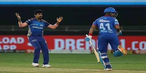 ஐபிஎல் 2020 : கோப்பையை வெல்ல மும்பைக்கு 157 ரன்கள் தேவை!