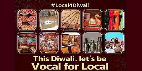 உள்ளூர் பொருட்களுடன் தீபாவளி; #Local4Diwali ஹேஸ்டாக்டுடன் பகிருங்கள் - மத்திய அரசு