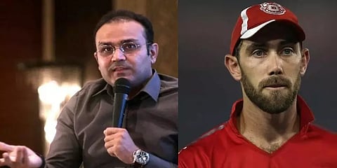 "மேக்ஸ்வெல் ஒரு சியர்லீடர்..!" - கலாய்த்த சேவாக்