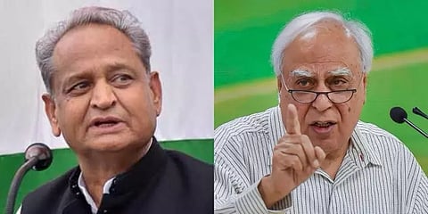 பீகார் படுதோல்வியால் சலசலக்கும் காங்., வார்த்தை போர் புரியும் கபில்சிபல் - அசோக் கெலாட்!