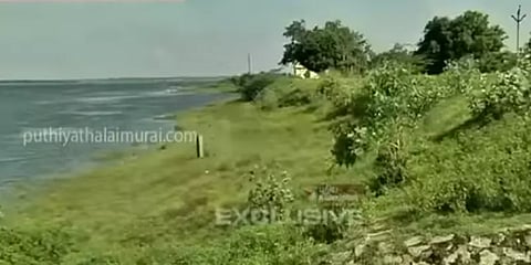 உடையும் நிலையில் உள்ள தென்னேரியின் கரை - அச்சத்தில் மக்கள்