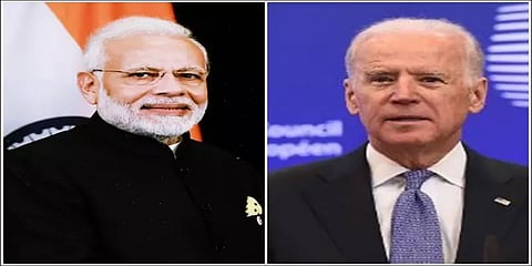 ஜோ பைடனுக்கு தொலைபேசியில் வாழ்த்து தெரிவித்த மோடி !
