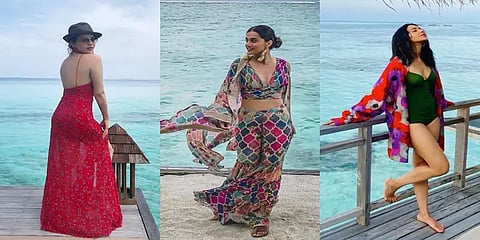 மாலத்தீவை நோக்கி படையெடுக்கும் தமிழ் நடிகைகள்... வைரல் புகைப்படங்கள்!