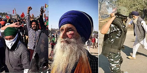 டெல்லியை அதிர வைக்கும் விவசாயிகள் பேரணி - போராட்ட ஆல்பம்