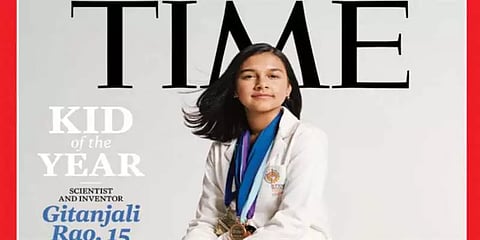 டைம் இதழின் 2020-க்கான சிறந்த குழந்தையாக 15 வயது கீதாஞ்சலி தேர்வு!