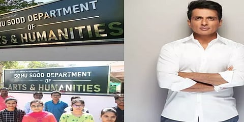 கலை, மனிதநேயத் துறைக்கு சோனு சூட் பெயரைச் சூட்டிய ஐ.ஏ.எஸ் நிறுவனம்; நெகிழ்ந்த சோனு சூட்!