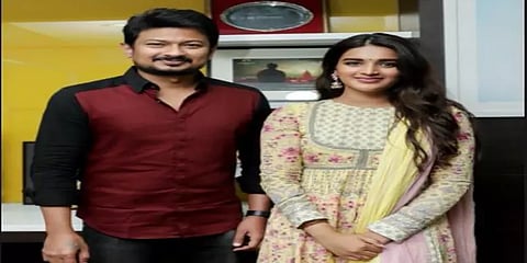 100 நாள் சுற்றுப்பயணத்துக்கு இடையே மீண்டும் படப்பிடிப்பில் உதயநிதி!