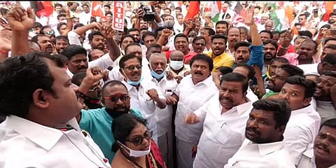 பாரத் பந்த்: விவசாயிகளுக்கு ஆதரவாக போராட்டம் - திருச்சியில் 2,000 பேர் கைது!