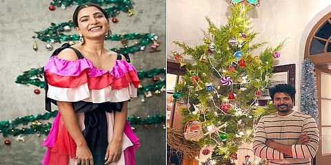 “சிவகார்த்திகேயன் முதல் சமந்தா வரை” - கிறிஸ்துமஸ் புத்தாடையில் ஜொலிக்கும் பிரபலங்கள்