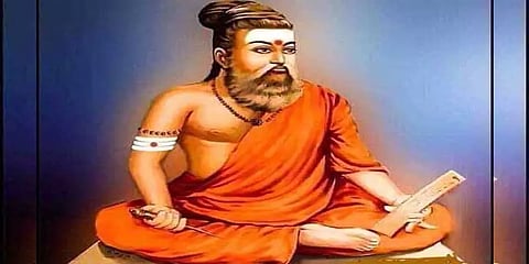 காவி உடையில் திருவள்ளுவர் படம்: வைகோ, தங்கம் தென்னரசு கடும் கண்டனம்