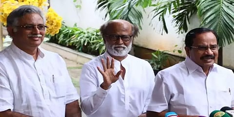 தமிழருவி மணியனுக்கும், அர்ஜூன மூர்த்திக்கும் நன்றி - ரஜினி