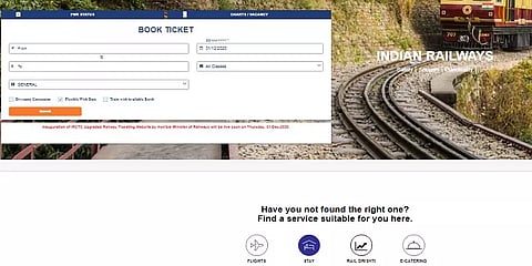 புதுப்பிக்கப்பட்ட IRCTC வலைதளத்தின் சிறப்பு அம்சங்கள் என்னென்ன?