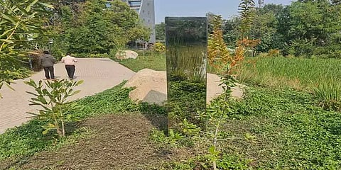 குஜராத்திலும் மர்ம உலோகத்தூண் - ஏலியனா? மனித செயலா?