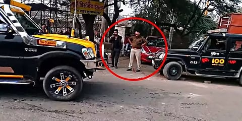 சாலையில் காரை நடனமாட விட்ட நபர் - 41,500 ரூபாய் அபராதம் விதித்த உ.பி போலீசார்