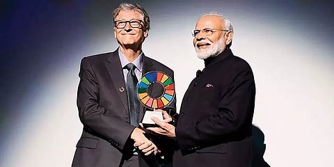 இந்தியாவின் அறிவியல் புதுமை - பிரதமர் மோடிக்கு பில்கேட்ஸ் புகழாரம்