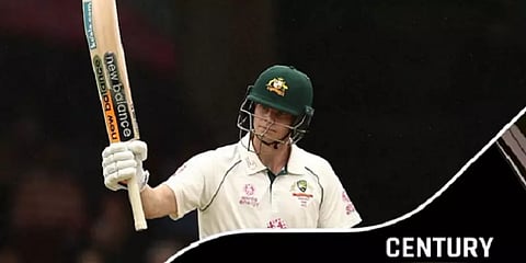 சதம் அடித்தார் ஸ்மித் - 300 ரன்களை கடந்து வலுவான நிலையில் ஆஸ்திரேலியா