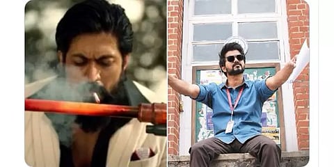 மாஸ்டரை முந்திய ’கேஜிஎஃப் 2’ - 16 மணி நேரத்தில் 3 மில்லியன் லைக்ஸ் குவித்து சாதனை!