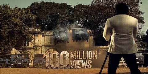 24 மணி நேரத்தில் யூடியூப்பில் 10 கோடி வியூஸ் - ரெக்கார்டுகளை உடைத்தெறிந்த கே.ஜி.எப் டீஸர்