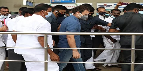 ராகுலுடன் சென்ற காங். தலைவர்களுக்கு அனுமதி மறுப்பு - மதுரை விமான நிலையத்தில் சலசலப்பு