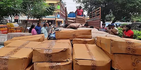 கர்நாடகா டூ கோவை: லாரியில் கடத்தப்பட்ட ரூ. 1 கோடி மதிப்பிலானா குட்கா பறிமுதல்