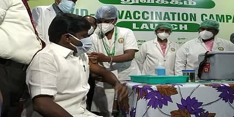 மக்களுக்கு நம்பிக்கை ஏற்படுத்தவே தடுப்பூசி செலுத்திக்கொண்டேன்: அமைச்சர் விஜயபாஸ்கர்