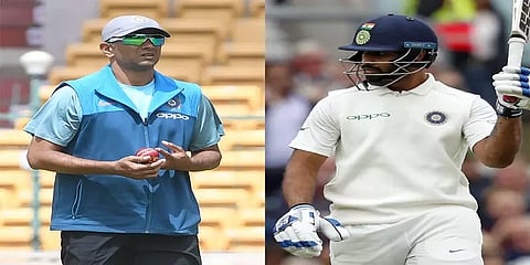 சிட்னி டெஸ்ட் போட்டி முடிந்த பின்பு விஹாரிக்கு மெசேஜ் அனுப்பிய டிராவிட்!