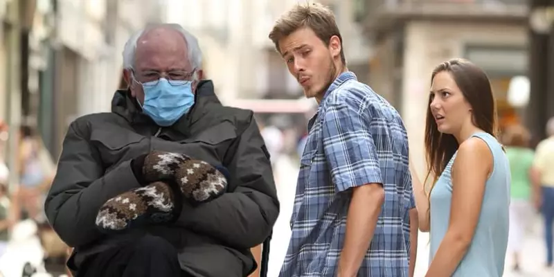 ஒரே புகைப்படம்... கலகல மீம்ஸ்.. இணையத்தில் வைரலான பெர்னி சாண்டர்ஸ்.!