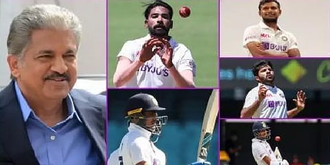 நடராஜன் உள்ளிட்ட 6 இளம் வீரர்களுக்கு 'தார்' கார் பரிசு - ஆனந்த் மஹிந்திரா