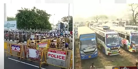 ஜெயலலிதா நினைவிடத்தில் குவியும் அதிமுக தொண்டர்கள்: வீடியோ