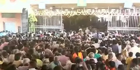 திரளான பக்தர்கள் கலந்துகொண்ட தைப்பூச திருவிழா ஜோதி தரிசனம்