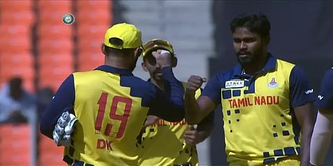 "54 பந்துகளில் 89 ரன் "அருண் கார்த்திக் அதிரடி; சையத் முஷ்டக்அலி கோப்பை பைனலில் தமிழ்நாடு