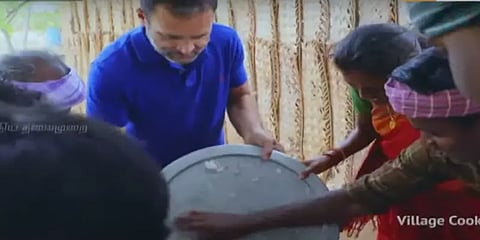 “நானும் சமைப்பேன்” - தமிழக கிராமத்தினருடன் இணைந்து காளான் பிரியாணி செய்த ராகுல் காந்தி!