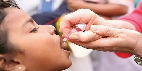 தமிழகத்தில் 65.3 லட்சம் குழந்தைகளுக்கு போலியோ சொட்டு மருந்து!