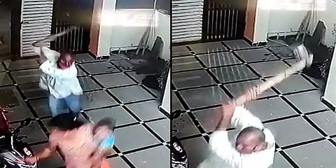 ஹைதராபாத் : போலீசில் புகார் கொடுத்ததால் ஆத்திரம்; பெண் மீது கோடாரியால் தாக்குதல்