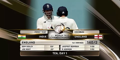 டோம் சிப்லே அரை சதம்: வலுவான நிலையில் இங்கிலாந்து!