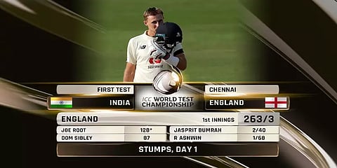 நிதான பேட்டிங்கால் இந்திய வீரர்களை திணறவைத்த டோம் சிப்லே : கடைசி பந்தில் அவுட் ஆன சோகம்