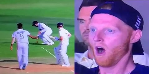 கேட்சை நழுவ விட்ட ரோகித் ஷர்மா: வைரலாகும் பென் ஸ்டோக்ஸின் ரியாக்ஷன்!