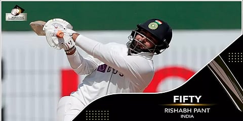 சென்னை டெஸ்ட் போட்டி: ரிஷப் பன்ட், புஜாரா அரை சதம்!