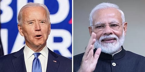 ஜோ பைடனுக்கு பிரதமர் மோடி வாழ்த்து... பிராந்திய பிரச்னை, காலநிலை மாற்றம் குறித்து பேச்சு!