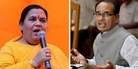 மத்தியப் பிரதேச பாஜகவை கலங்கடிக்கும் 'மது'... - சிவராஜ் சிங் சவுகான் Vs உமா பாரதி!