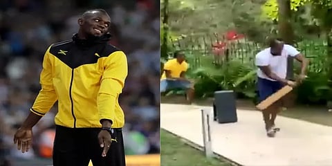 உசைன் போல்ட் 'கவர் டிரைவ்' ஆடி பார்த்திருக்கிறீர்களா?