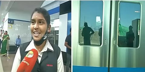 நீட்டிக்கப்பட்ட தடத்தில் முதல் ரயிலை இயக்கியது பெரும் மகிழ்ச்சி: பெண் ஓட்டுநர் ரீனா