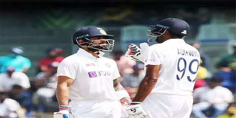 சென்னை டெஸ்ட் : இங்கிலாந்து வெற்றிபெற 482 ரன்கள் இலக்கு நிர்ணயித்துள்ளது இந்தியா!