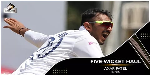 அறிமுகப் போட்டியிலேயே 5 விக்கெட்! - அசத்திய அக்ஸர் படேல்