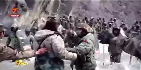 இந்தியப் படையினர் உடனான 'கல்வான்' மோதல் வீடியோவை வெளியிட்டது சீனா!