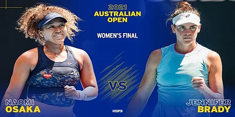 ஆஸ்திரேலிய ஓபன்: இறுதிப் போட்டியில் ஒசாகா - பிராடி இன்று மோதல்!