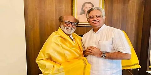 புதிய கட்சியைத் தொடங்கும் அர்ஜுன மூர்த்திக்கு ரஜினிகாந்த் வாழ்த்து