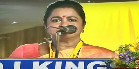 "அன்புக்கு மட்டுமே சரத்குமார் அடிபணிவார்" - ராதிகா