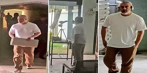 தொப்பியை கழற்றி மரியாதையுடன் நடந்துகொண்ட அஜித் - வைரல் வீடியோ